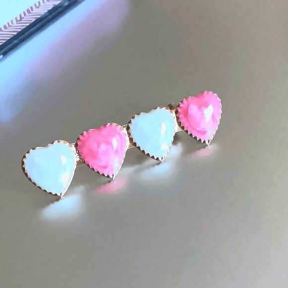 2/$21 *New* 2 Piece Heart Hair Ladies Accessory Set - Picture 5 of 13